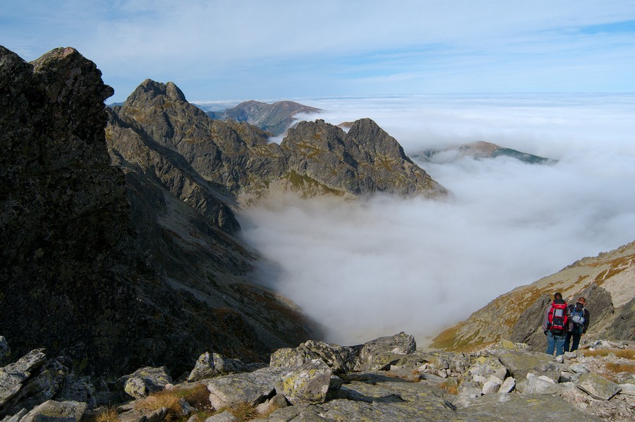 Gdzieś na Orlej Perci (Tatry Wysokie, wrzesień 2008)